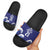 Japan Pacific Rugby Custom Slide Sandals Go Sakura Japanese Wave Pattern - Polynesian Pride