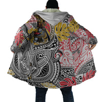 Japanese Samurai Warrior Cloak Colorful Polynesian Tattoo Style - Polynesian Pride