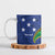 Solomon Islands Independence Day 1978 Personalised Ceramic Mug Polynesian Pattern with Flag Style - Polynesian Pride