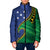 Solomon Islands Independence Day 1978 Personalised Padded Jacket Polynesian Pattern with Flag Style - Polynesian Pride