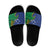 Solomon Islands Independence Day 1978 Personalised Slide Sandals Polynesian Pattern with Flag Style - Polynesian Pride