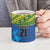 Solomon Islands Rugby Custom Ceramic Mug Simple Coat of arm Polynesian Pattern - Polynesian Pride