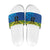 Solomon Islands Rugby Custom Slide Sandals Simple Coat of arm Polynesian Pattern - Polynesian Pride