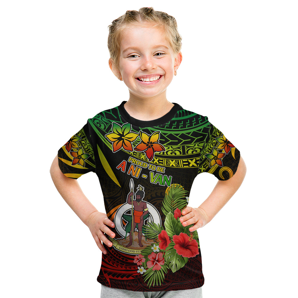 Vanuatu Islands Kid T Shirt Proud To Be A Ni-Van LT9 Reggae - Polynesian Pride