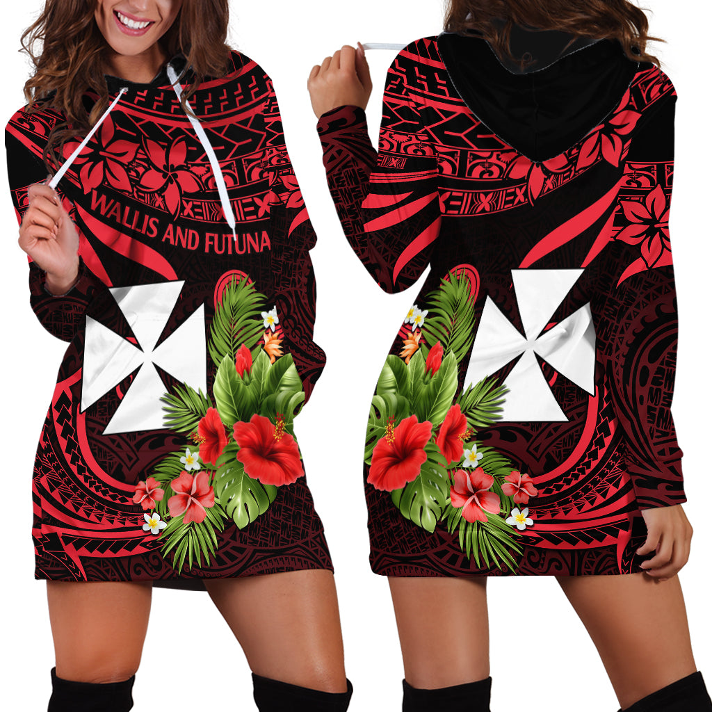 Wallis and Futuna Hoodie Dress Happy Territory Day LT9 - Polynesian Pride
