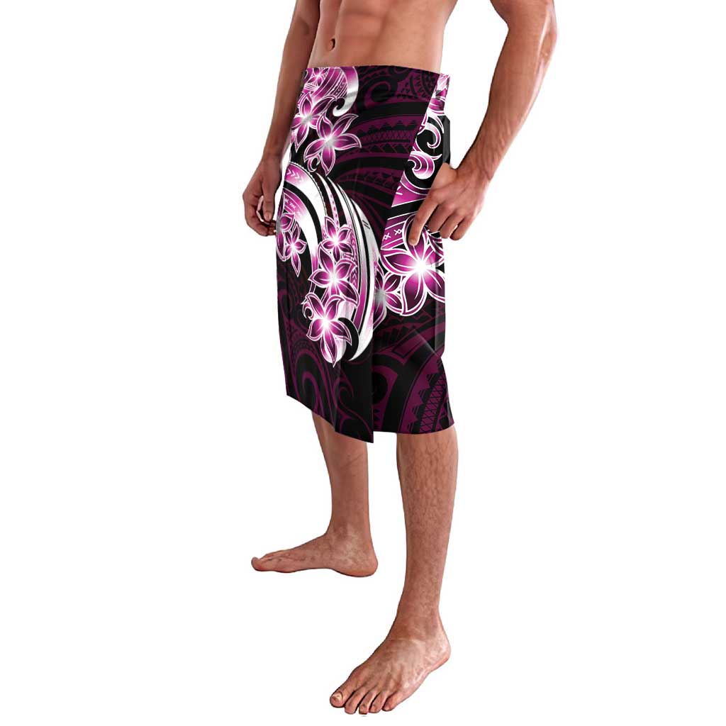 Plumeria Tribal Tattoo Lavalava Pink Polynesian Pattern