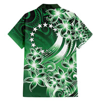 Cook Islands Tattoo Family Matching Off Shoulder Maxi Dress and Hawaiian Shirt Plumeria Polynesian Pattern