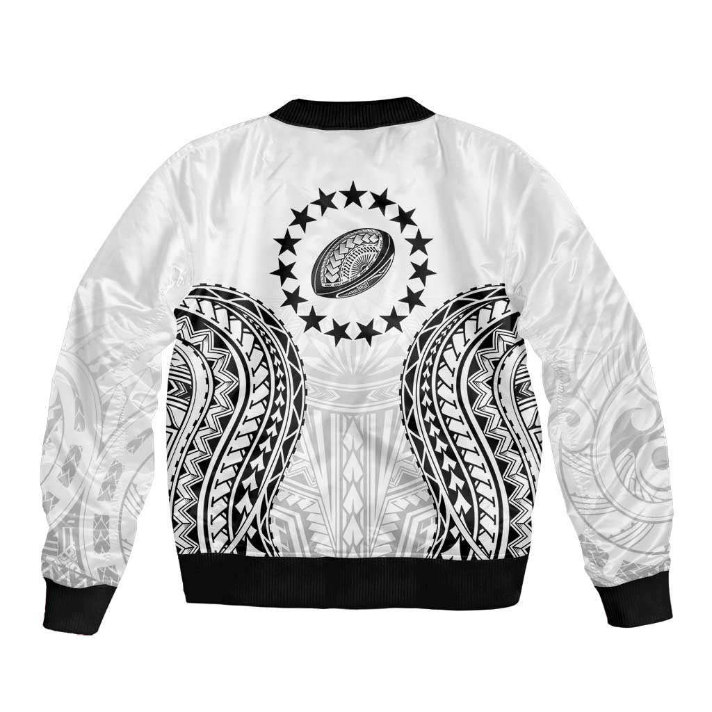 World Rugby Cook Islands Bomber Jacket Kukis Make History - Polynesian Pride