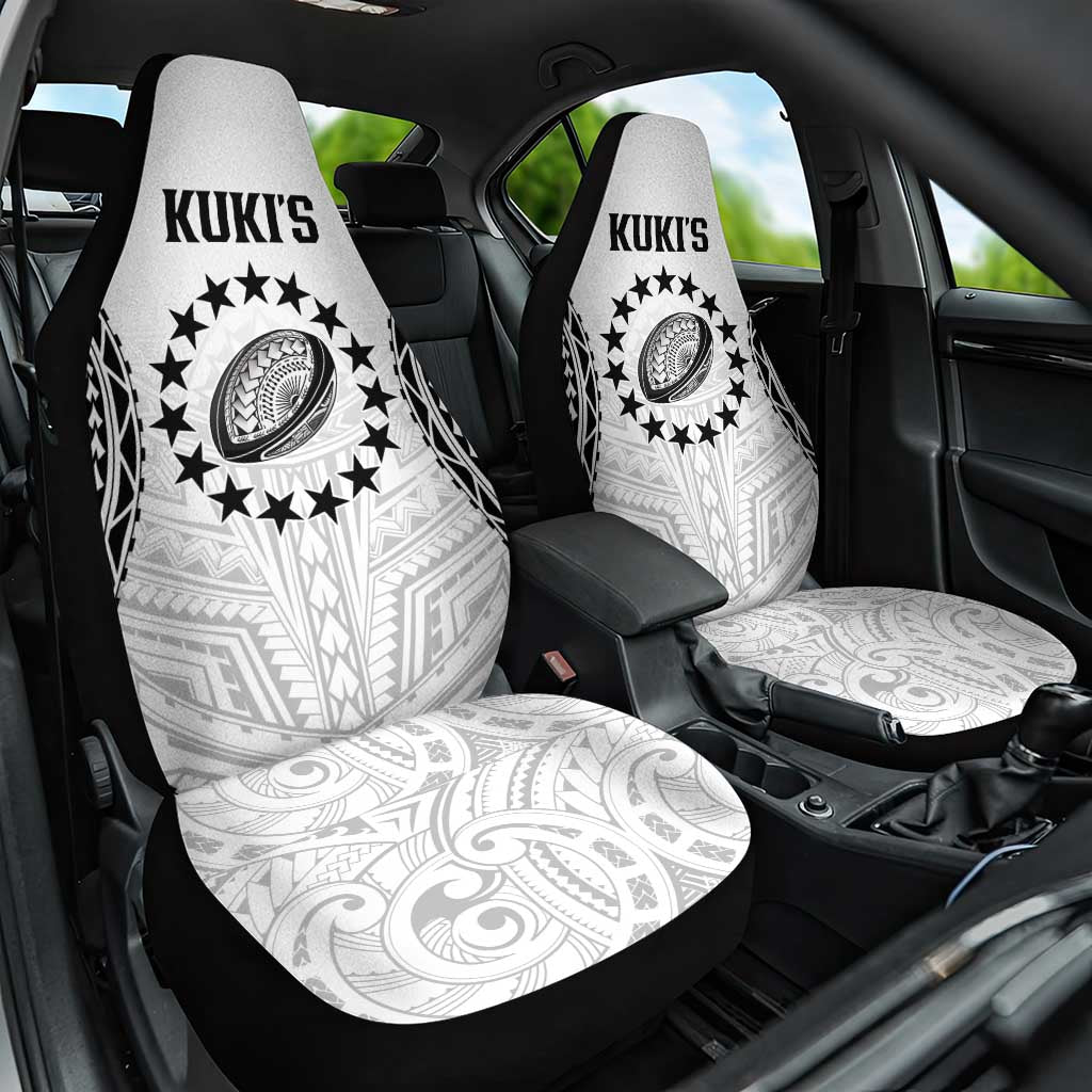 World Rugby Cook Islands Car Seat Cover Kukis Make History - Polynesian Pride