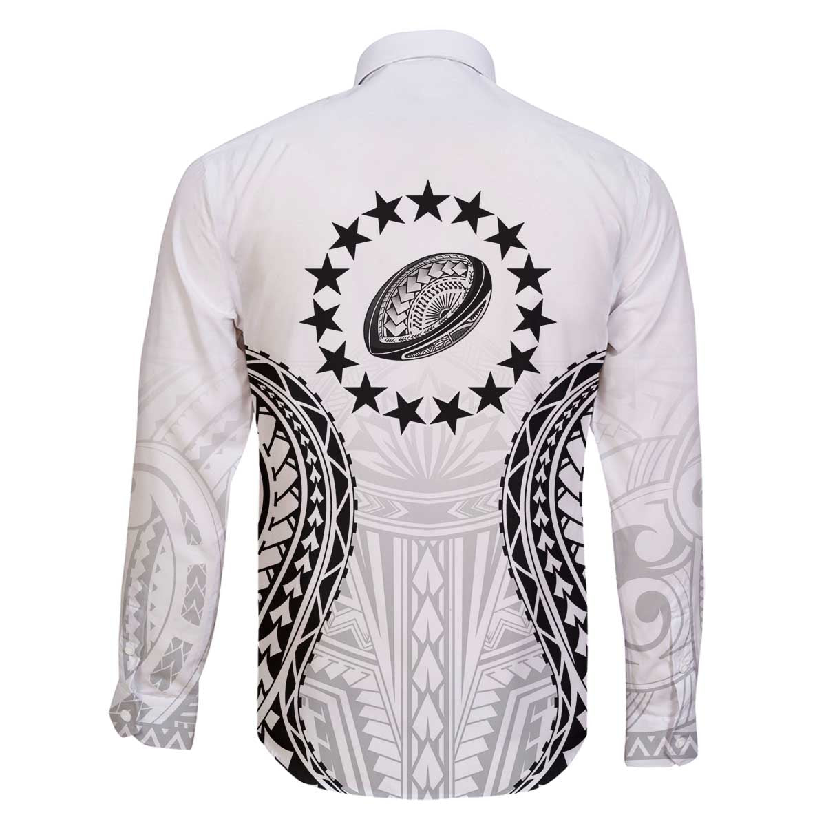 World Rugby Cook Islands Family Matching Off The Shoulder Long Sleeve Dress and Hawaiian Shirt Kukis Make History - Polynesian Pride