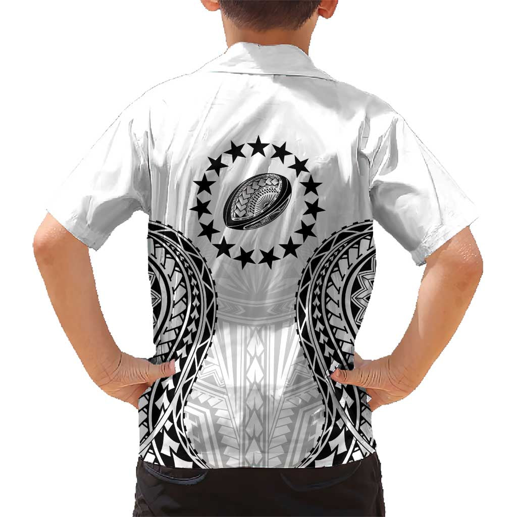 World Rugby Cook Islands Kid Hawaiian Shirt Kukis Make History - Polynesian Pride