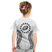 World Rugby Cook Islands Kid T Shirt Kukis Make History - Polynesian Pride