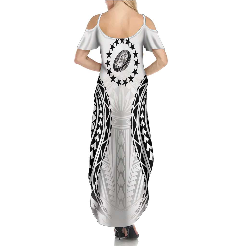 World Rugby Cook Islands Summer Maxi Dress Kukis Make History - Polynesian Pride