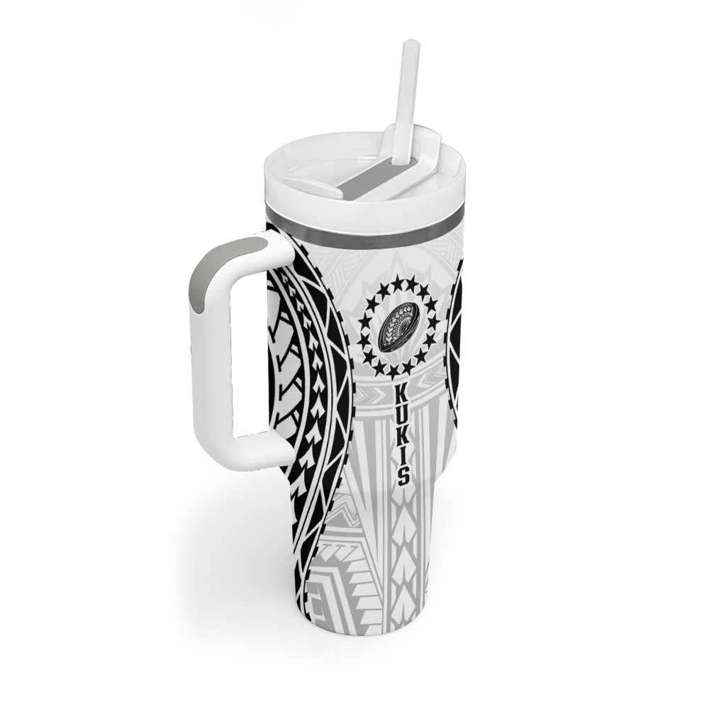World Rugby Cook Islands Tumbler With Handle Kukis Make History - Polynesian Pride