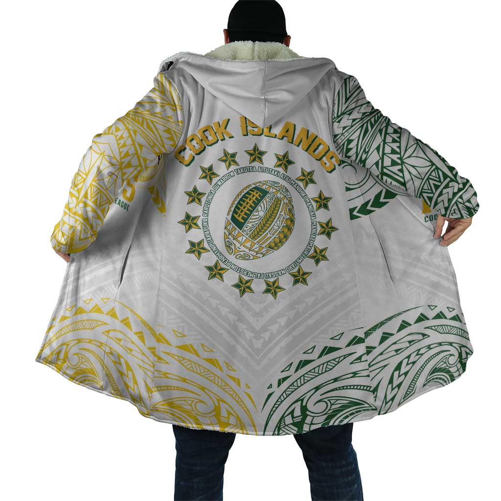 World Rugby Cook Islands Cloak White Polynesian Tribal Pattern - Polynesian Pride