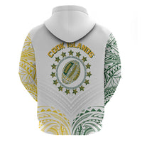 World Rugby Cook Islands Hoodie White Polynesian Tribal Pattern - Polynesian Pride
