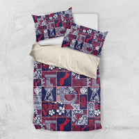 Guam Felis Pasgua Bedding Set Pacific Patchwork Xmas Vibes - Polynesian Pride