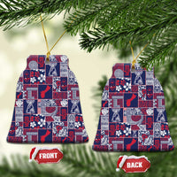 Guam Felis Pasgua Ceramic Ornament Pacific Patchwork Xmas Vibes - Polynesian Pride