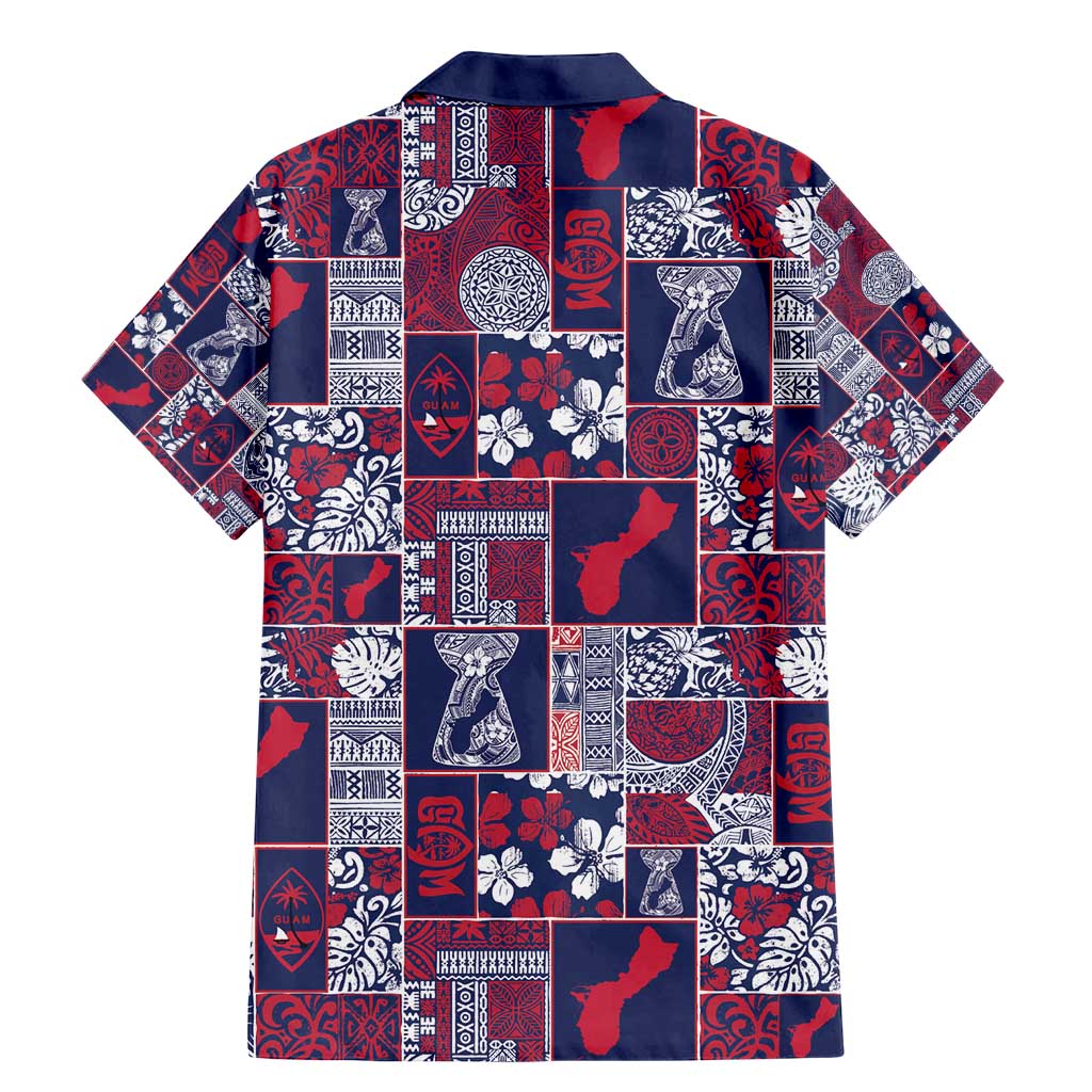 Guam Felis Pasgua Family Matching Mermaid Dress and Hawaiian Shirt Pacific Patchwork Xmas Vibes - Polynesian Pride