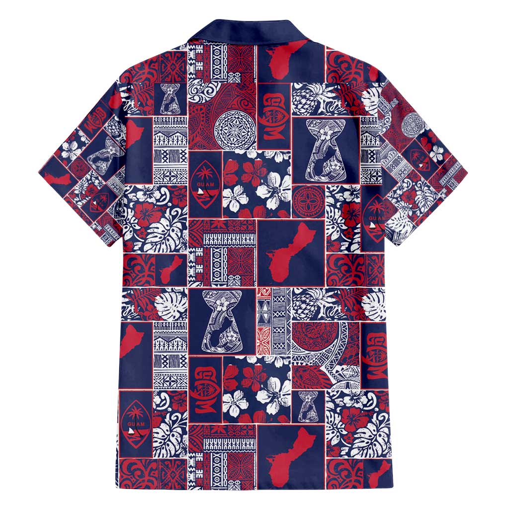 Guam Felis Pasgua Family Matching Summer Maxi Dress and Hawaiian Shirt Pacific Patchwork Xmas Vibes - Polynesian Pride