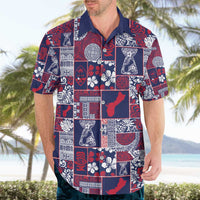 Guam Felis Pasgua Hawaiian Shirt Pacific Patchwork Xmas Vibes - Polynesian Pride