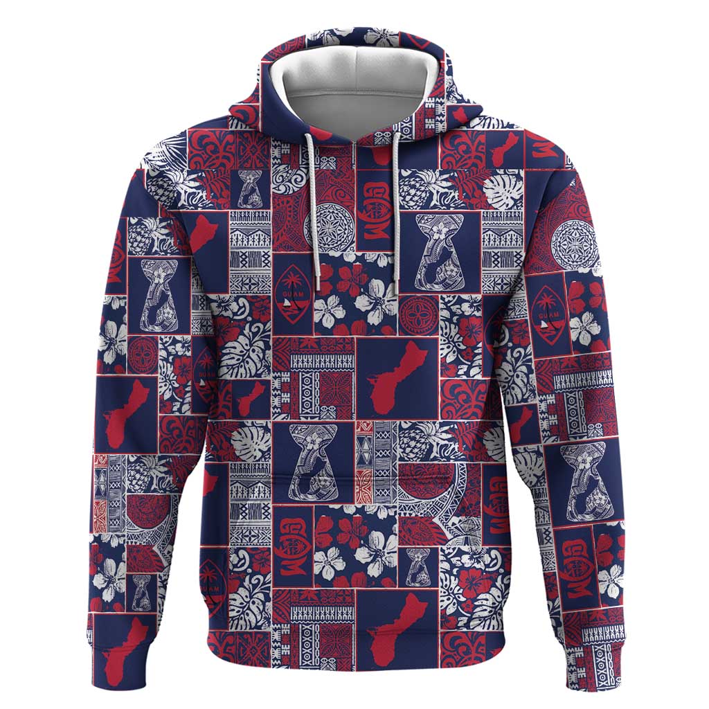 Guam Felis Pasgua Hoodie Pacific Patchwork Xmas Vibes - Polynesian Pride