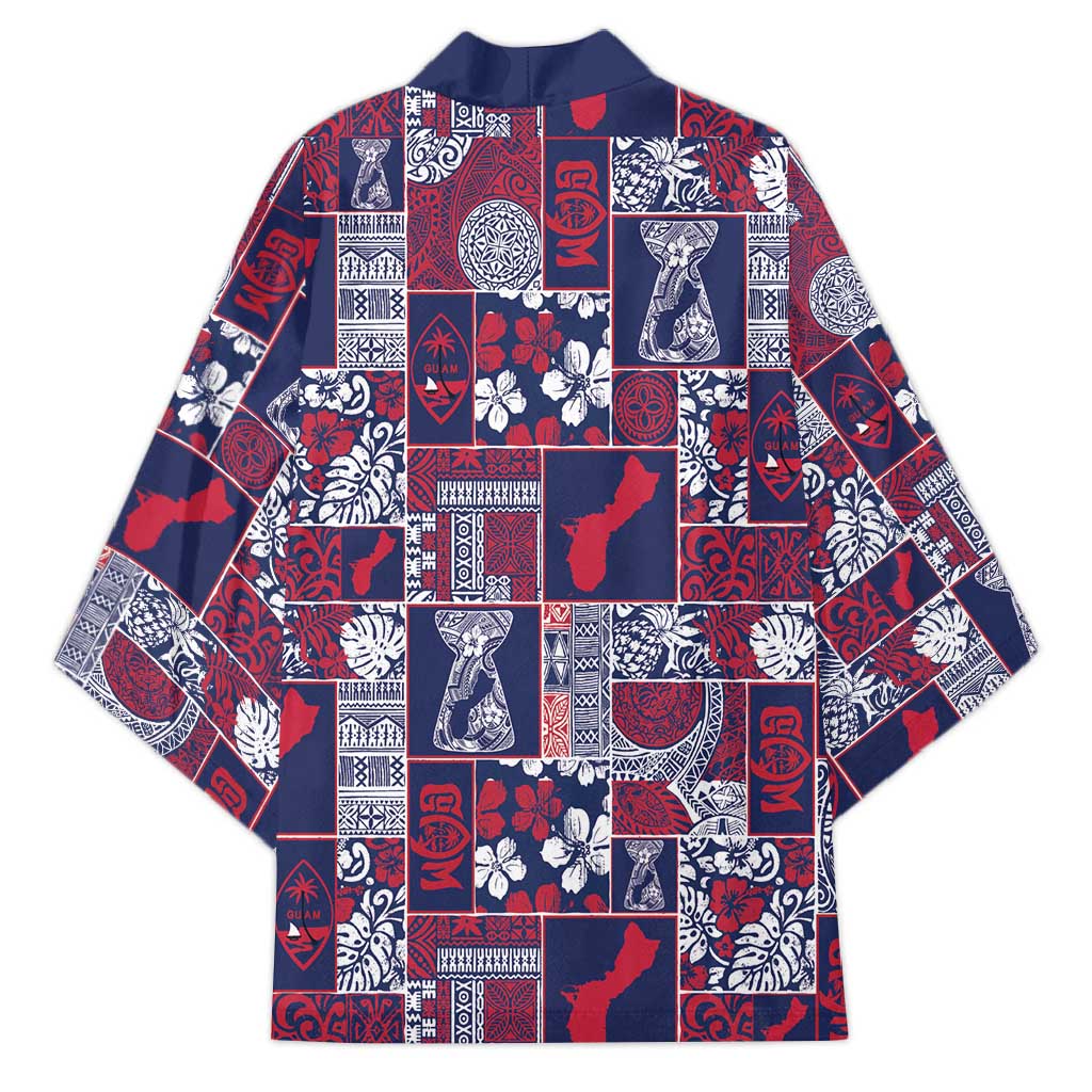 Guam Felis Pasgua Kimono Pacific Patchwork Xmas Vibes - Polynesian Pride