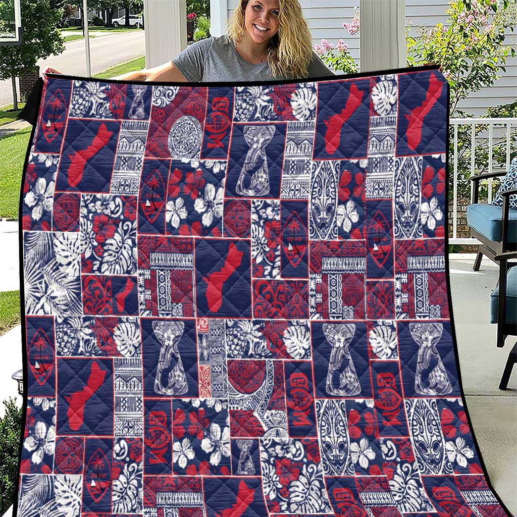 Guam Felis Pasgua Quilt Pacific Patchwork Xmas Vibes - Polynesian Pride