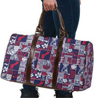 Guam Felis Pasgua Travel Bag Pacific Patchwork Xmas Vibes - Polynesian Pride