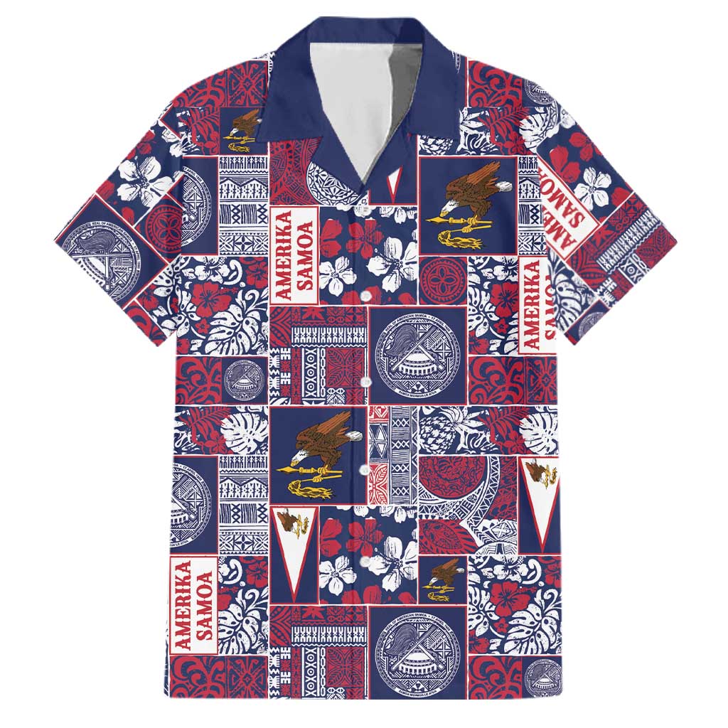 Manuia le Kerisimasi American Samoa Family Matching Puletasi and Hawaiian Shirt Pacific Patchwork Xmas Vibes - Polynesian Pride