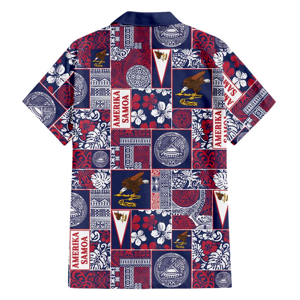 Manuia le Kerisimasi American Samoa Family Matching Puletasi and Hawaiian Shirt Pacific Patchwork Xmas Vibes - Polynesian Pride