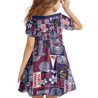 Manuia le Kerisimasi American Samoa Family Matching Summer Maxi Dress and Hawaiian Shirt Pacific Patchwork Xmas Vibes - Polynesian Pride