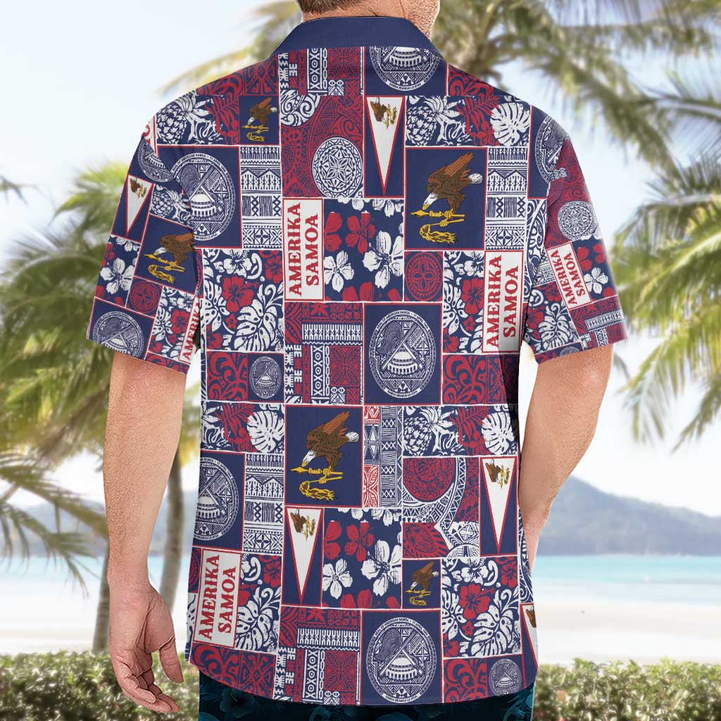 Manuia le Kerisimasi American Samoa Hawaiian Shirt Pacific Patchwork Xmas Vibes - Polynesian Pride