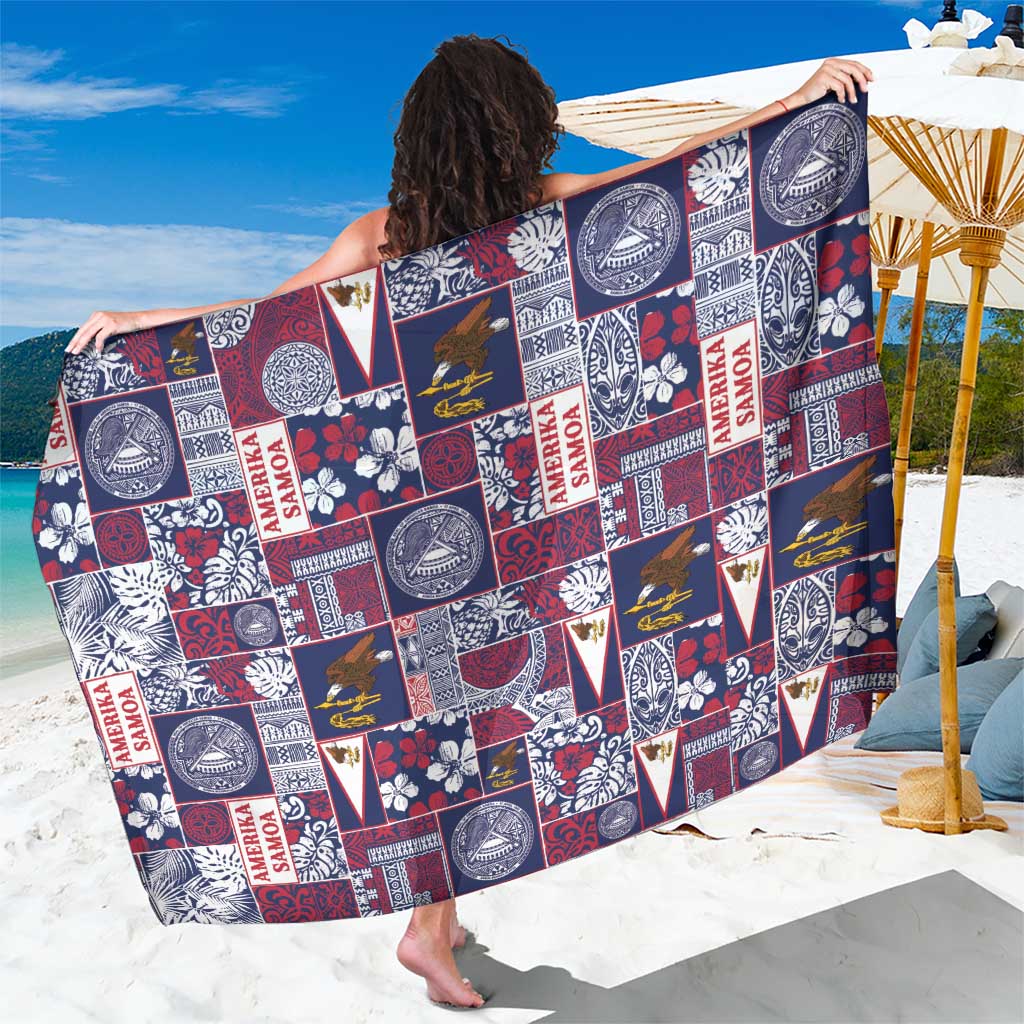Manuia le Kerisimasi American Samoa Sarong Pacific Patchwork Xmas Vibes - Polynesian Pride