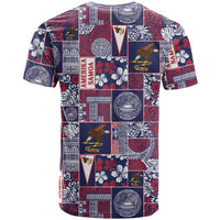 Manuia le Kerisimasi American Samoa T Shirt Pacific Patchwork Xmas Vibes - Polynesian Pride