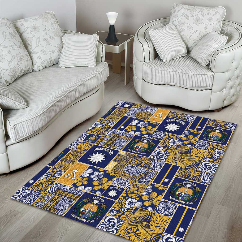 Ekamawir omo Nauru Area Rug Pacific Patchwork Xmas Vibes - Polynesian Pride
