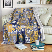 Ekamawir omo Nauru Blanket Pacific Patchwork Xmas Vibes - Polynesian Pride