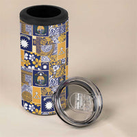 Ekamawir omo Nauru 4 in 1 Can Cooler Tumbler Pacific Patchwork Xmas Vibes - Polynesian Pride