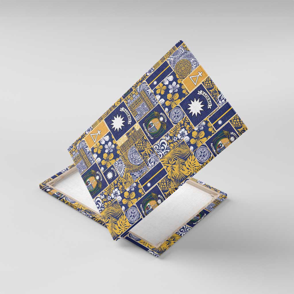 Ekamawir omo Nauru Canvas Wall Art Pacific Patchwork Xmas Vibes - Polynesian Pride