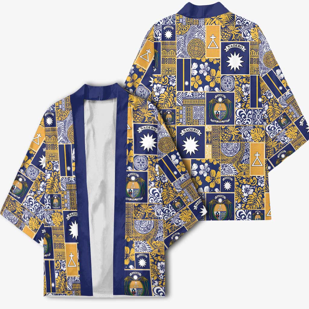 Ekamawir omo Nauru Kimono Pacific Patchwork Xmas Vibes - Polynesian Pride