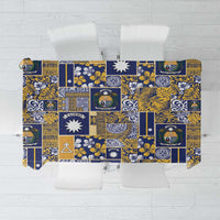 Ekamawir omo Nauru Tablecloth Pacific Patchwork Xmas Vibes - Polynesian Pride