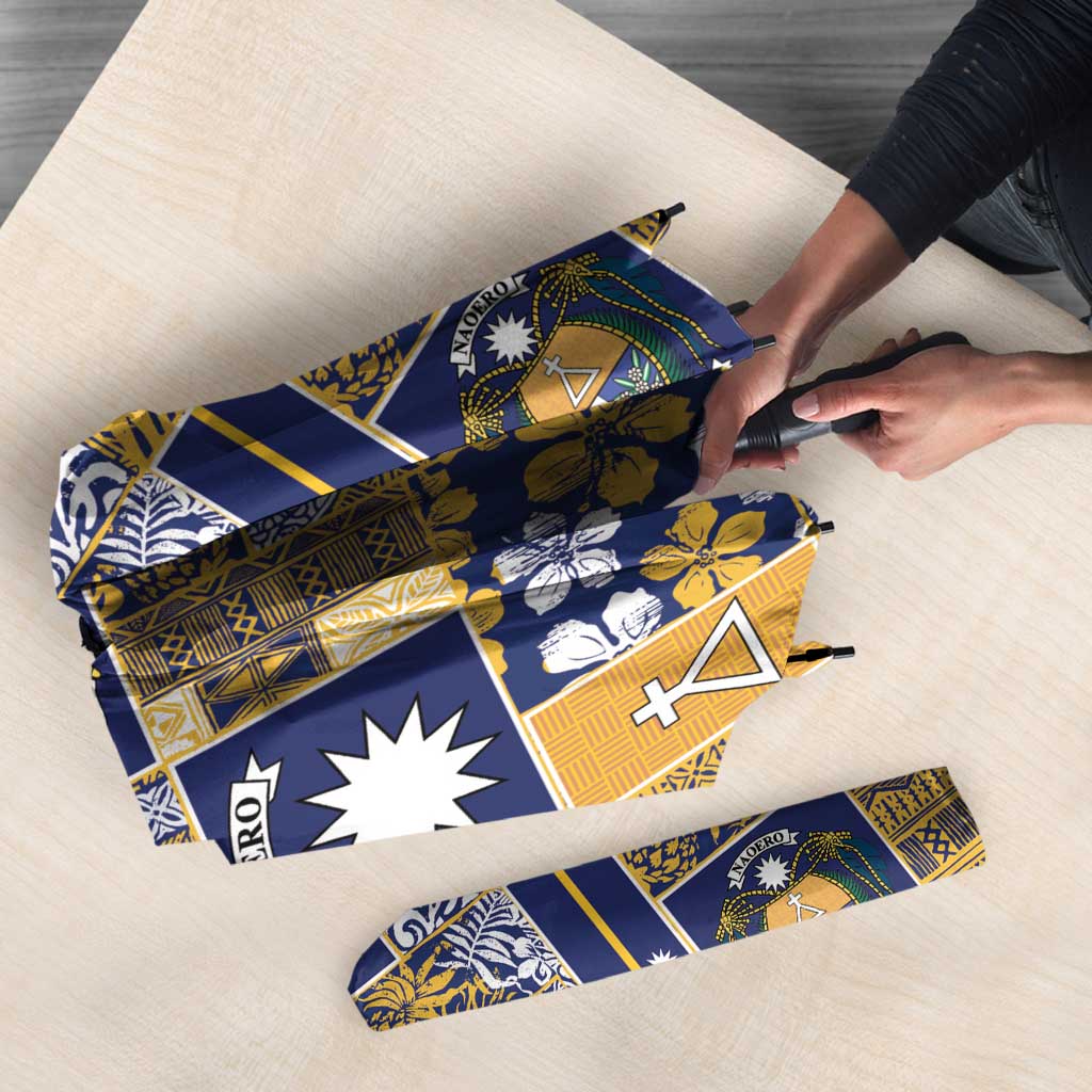 Ekamawir omo Nauru Umbrella Pacific Patchwork Xmas Vibes - Polynesian Pride