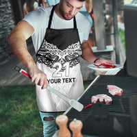 New Zealand Koru Fern Custom Apron Simple Taniko Motif LT9 - Polynesian Pride