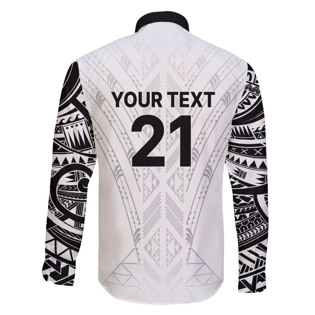 New Zealand Koru Fern Custom Family Matching Long Sleeve Bodycon Dress and Hawaiian Shirt Simple Taniko Motif