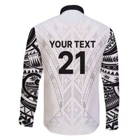 New Zealand Koru Fern Custom Family Matching Mermaid Dress and Hawaiian Shirt Simple Taniko Motif