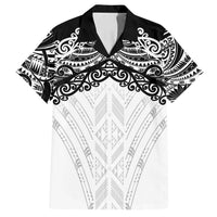 New Zealand Koru Fern Custom Family Matching Off Shoulder Maxi Dress and Hawaiian Shirt Simple Taniko Motif