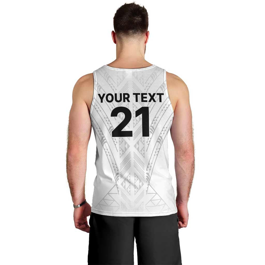 New Zealand Koru Fern Custom Men Tank Top Simple Taniko Motif