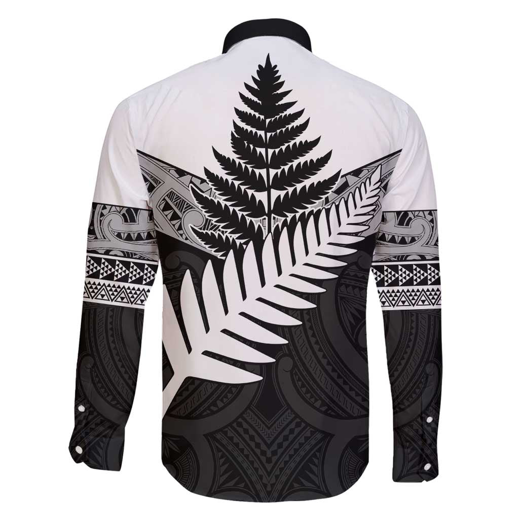 New Zealand Silver Fern Family Matching Puletasi and Hawaiian Shirt Maori Koru Mixed Taniko Pattern