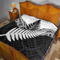 New Zealand Silver Fern Quilt Maori Koru Mixed Taniko Pattern