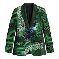Tui Bird Koru Silver Fern Aotearoa Blazer